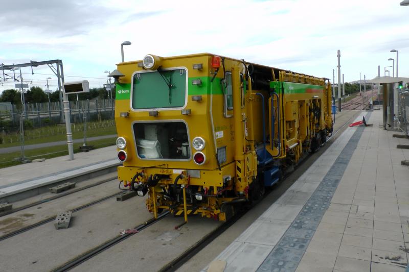 Tram Tamper EDP:
Tamper BAM thing at Edinburgh Park 06/07/13 Photo of Tram Tamper EDP