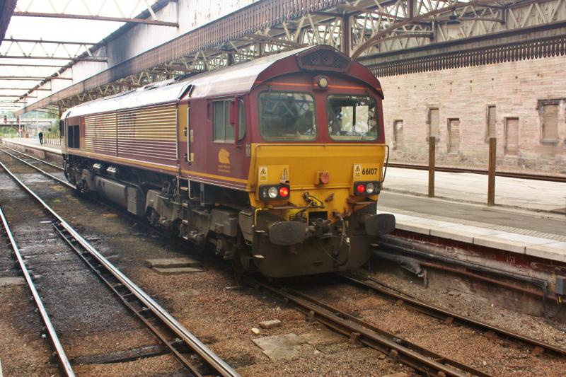 66107 at perth 14.06.13.: Photo of 66107 at perth 14.06.13.