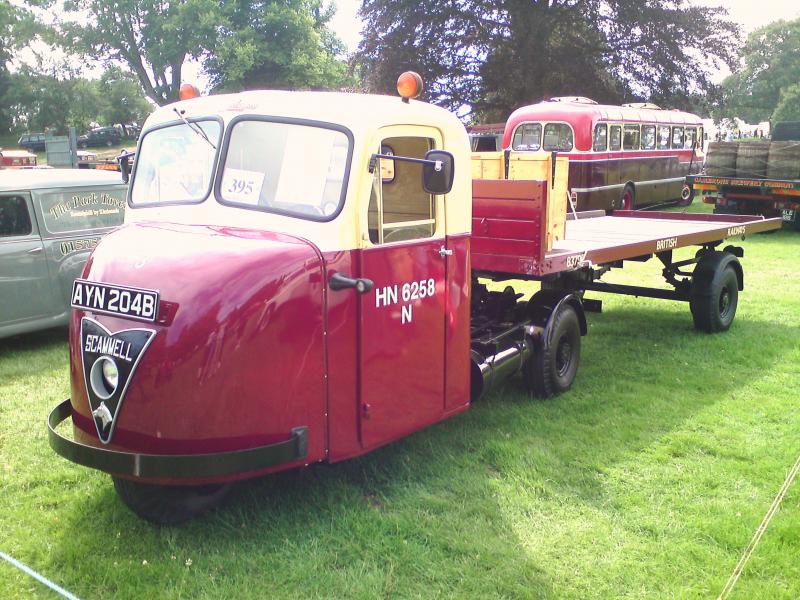 Scammell Scarab at Glamis: Scarab in BR livery seen at Glamis Transport Extravaganza July 2013. Photo of Scammell Scarab at Glamis