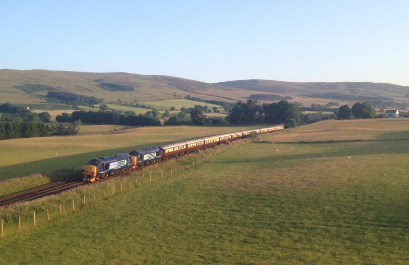 37423 37409 19/07/13 Northern Belle Gleneagles: Photo of 37423 37409 19/07/13 Northern Belle Gleneagles