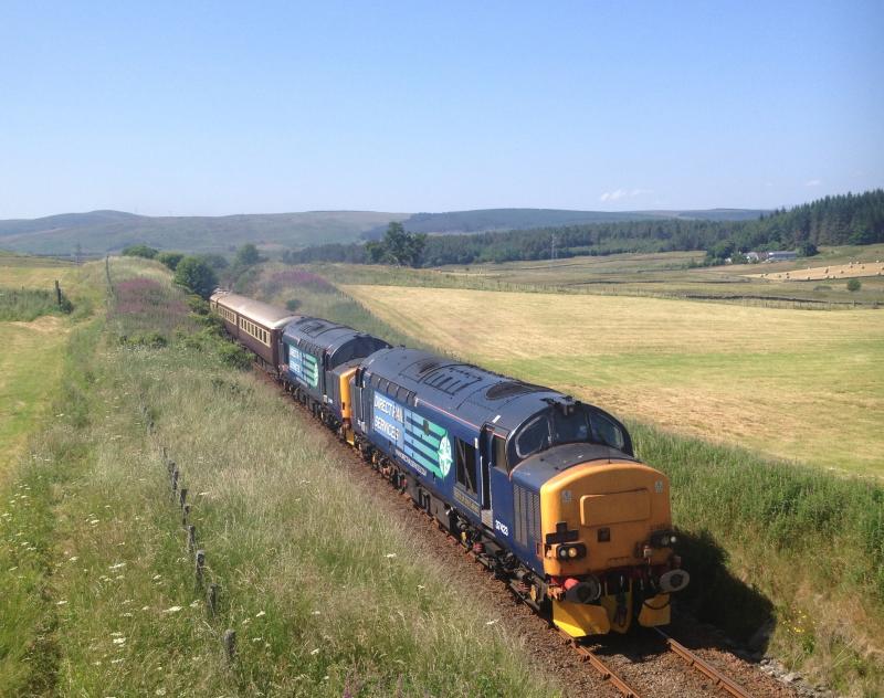 37423 37409 20/07/13 Northern Belle Tomich: Photo of 37423 37409 20/07/13 Northern Belle Tomich