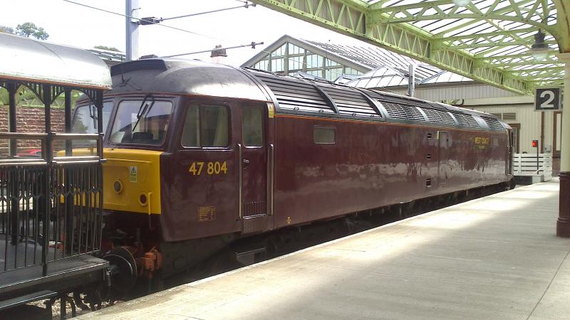 47804: At Wemyss Bay on the Royal Scotsman Photo of 47804