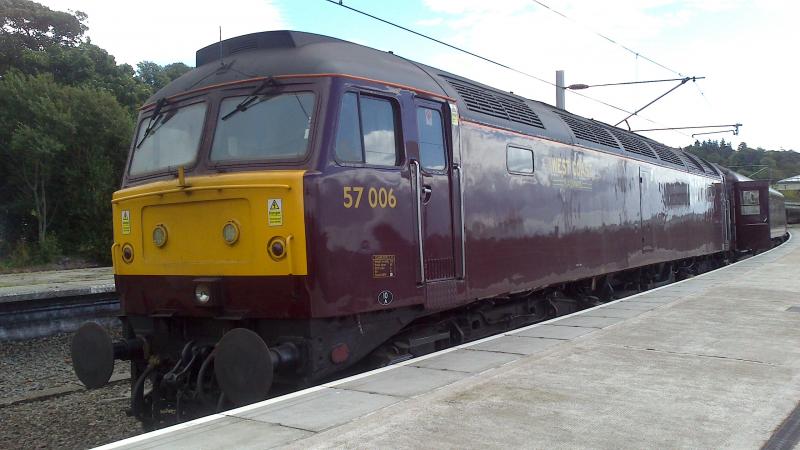 57006: At Wemyss Bay on the Royal Scotsman Photo of 57006