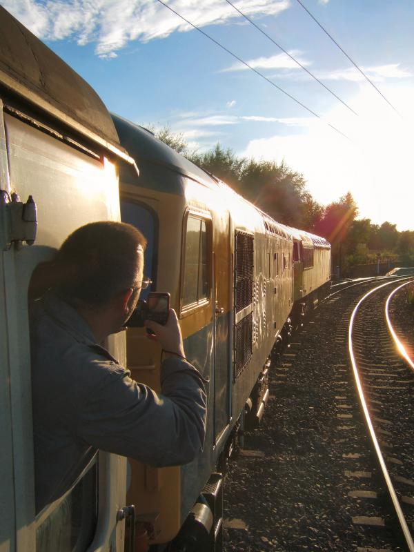 Photo of 56105 & 26038 arrive at Manuel.