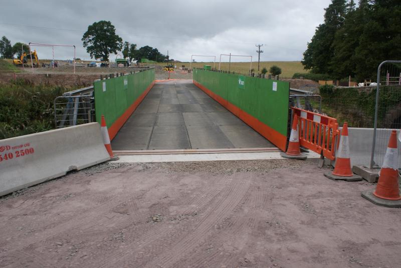 The temporary Mill of Keir bridge is open. 01.09.13: The temporary Mill of Keir bridge is open. 01.09.13 Photo of The temporary Mill of Keir bridge is open. 01.09.13