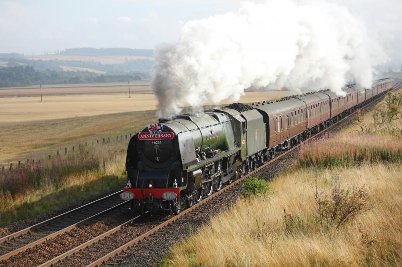 46233 1Z75 Perth - Sheffield: Forteviot 07/09 Photo of 46233 1Z75 Perth - Sheffield