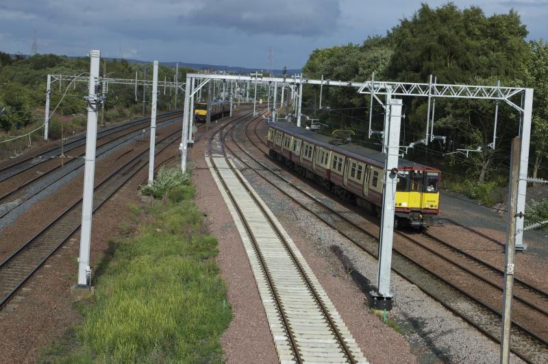 Newton crossover : Looking South Photo of Newton crossover