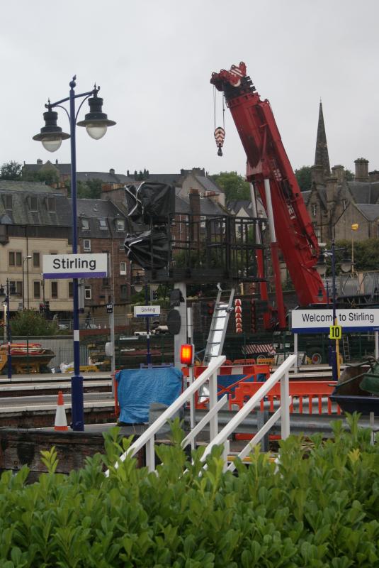 P.9's new signal SK6507 now in place: Stirling P.9's new signal SK6507 now in place. 12.09.13 Photo of P.9's new signal SK6507 now in place