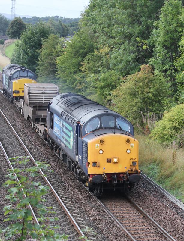 37603 tnt 37611 6S99 Kingmoor - Georgemas Jn: Photo of 37603 tnt 37611 6S99 Kingmoor - Georgemas Jn