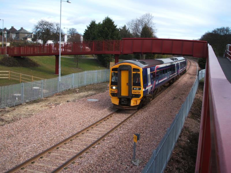 Photo of 158721 at Alloa West.