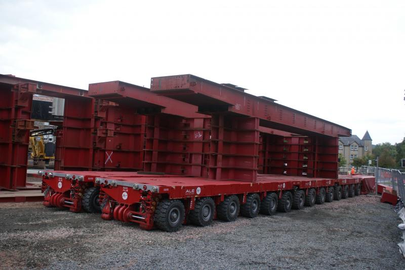 The bridge transporter ready for use at Causewayhead Road: The bridge transporter ready for use at Causewayhead Road on 26.09.13. Photo of The bridge transporter ready for use at Causewayhead Road