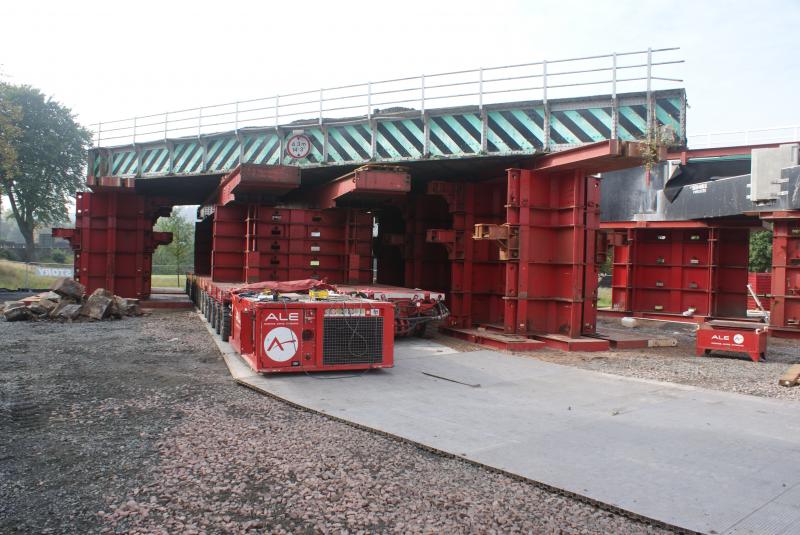 The old deck's place of destruction: The old Causewayhead deck's place of destruction. was talking to a Story person who said that Kerr's Scrapyard next door are getting the metal. 28.09.13 Photo of The old deck's place of destruction