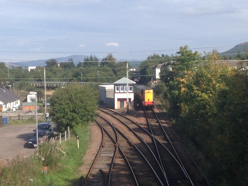 20's Autumn Highlander ECS bonnet first Fort Wiliam Junction: Photo of 20's Autumn Highlander ECS bonnet first Fort Wiliam Junction