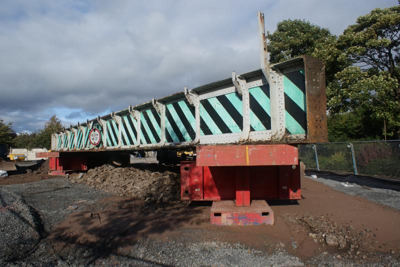 The height clearance sign no longer applies: The height clearance sign no longer applies! The old deck of Causewayhead bridge is starting to get broken up. 04.10.13 Photo of The height clearance sign no longer applies