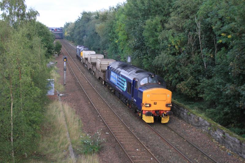6M50 topn Tailed for a change: 37218 topn tailed with 37259 0n 6M50 15.12 Torness Power Stn to Carlisle Kingmoor approaching Niddrie West Jct on 08/10/2013 Photo of 6M50 topn Tailed for a change