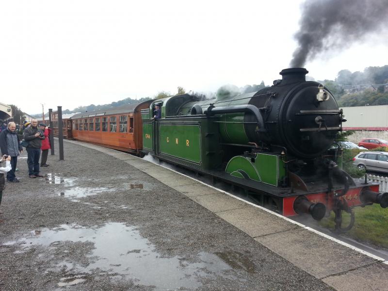 Bo'ness & Kinneil steam gala 2 2013: Guest loco N2 1744 awaits departure from Bo'ness. 19 / 10 / 13 Photo of Bo'ness & Kinneil steam gala 2 2013