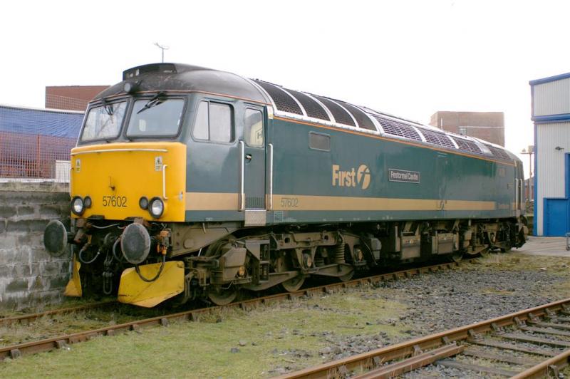57602: 57602 stands in the yard on the morning of the 29th March Photo of 57602