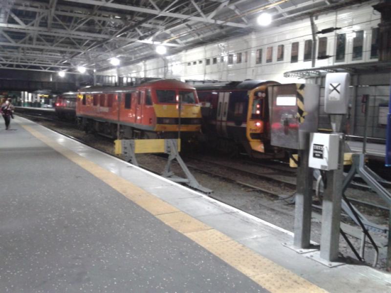 90036 at Waverley: 90036 stands in the middle road at Waverley west end on the 23rd of November 2013. Photo of 90036 at Waverley