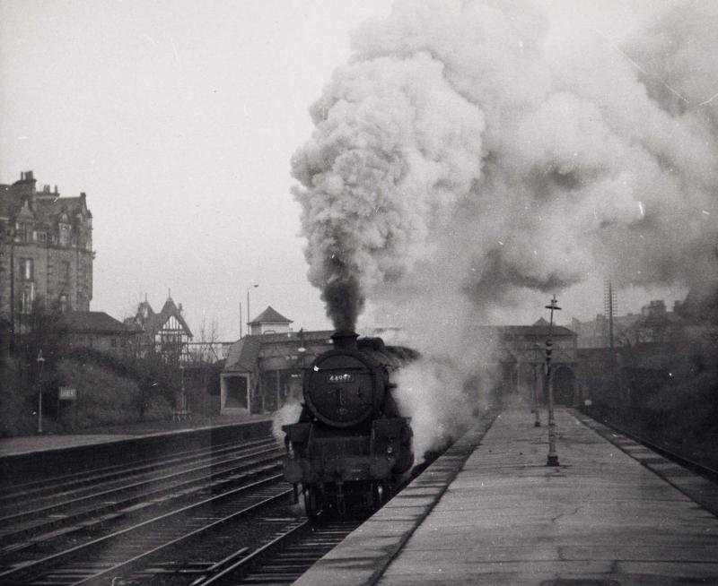 44997 at Larbert with a passenger train.: 44997 at Larbert with a passenger train. Photo of 44997 at Larbert with a passenger train.