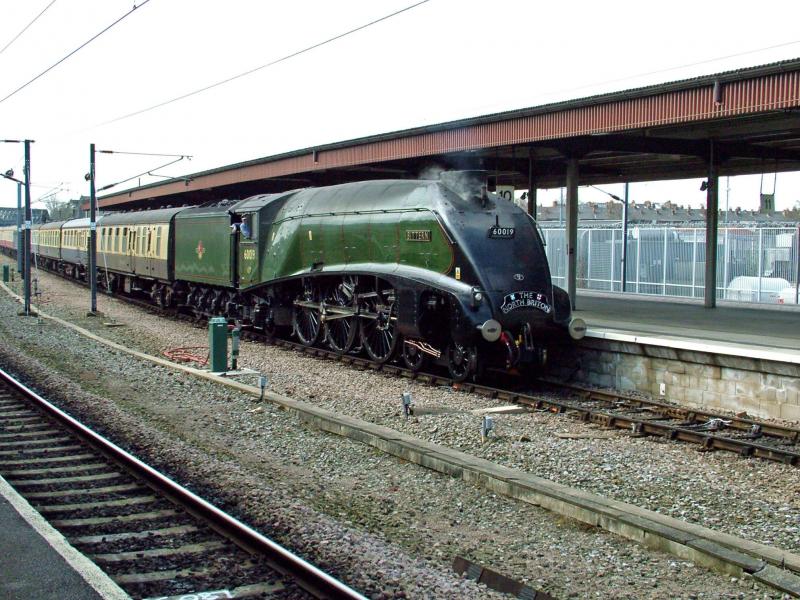 60019: First leg of the North Briton arrives at York 120408 Photo of 60019