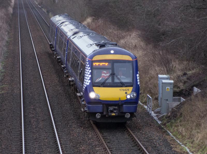 170429: 170429 heads south at Forgandenny 04/01/14 Photo of 170429