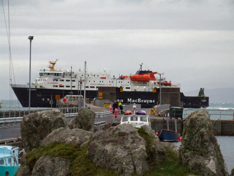 Clansman arrives at Scalasaig, Colonsay. It is very rare to see her down here.: Clansman arrives at Scalasaig, Colonsay. It is very rare to see her down here. Photo of Clansman arrives at Scalasaig, Colonsay. It is very rare to see her down here.