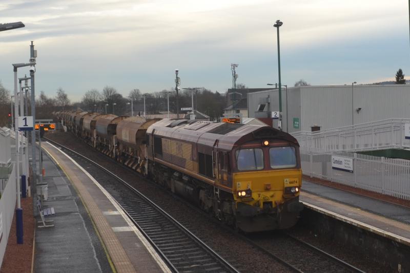 66174 6K13 Millerhill to Thornton North Junction: 66174 6K13 Millerhill to Thornton North Junction at Camelon. Photo of 66174 6K13 Millerhill to Thornton North Junction