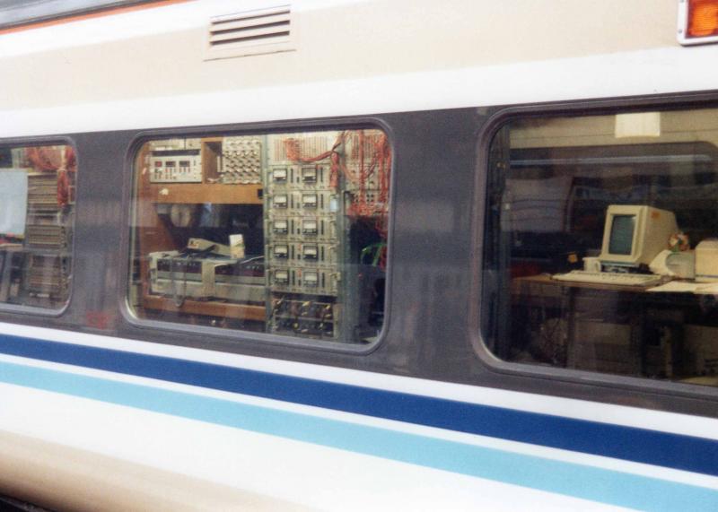 158701 on 2Z53 10/01/90 : 158701 Loaded with test equipment. Standing in Queen Street before its test run to Edinburgh 10/01/1990 Photo of 158701 on 2Z53 10/01/90