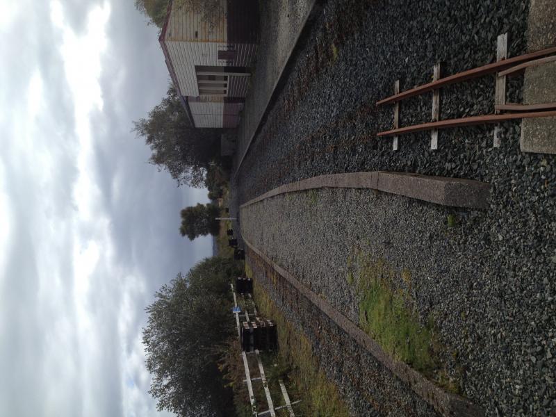 Craignure station being lifted: Photo of Craignure station being lifted