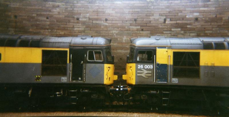 End Games: Front ends of 26003 and 26005 in Civil Engineers' Photo of End Games