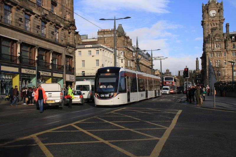 Numpty Pickup driver & Tram 255: Nothing moving! The tram could not move because of the pickup which could not move because of the tram. Staff from another tram got traffic moving on 25/02/2014 Photo of Numpty Pickup driver & Tram 255