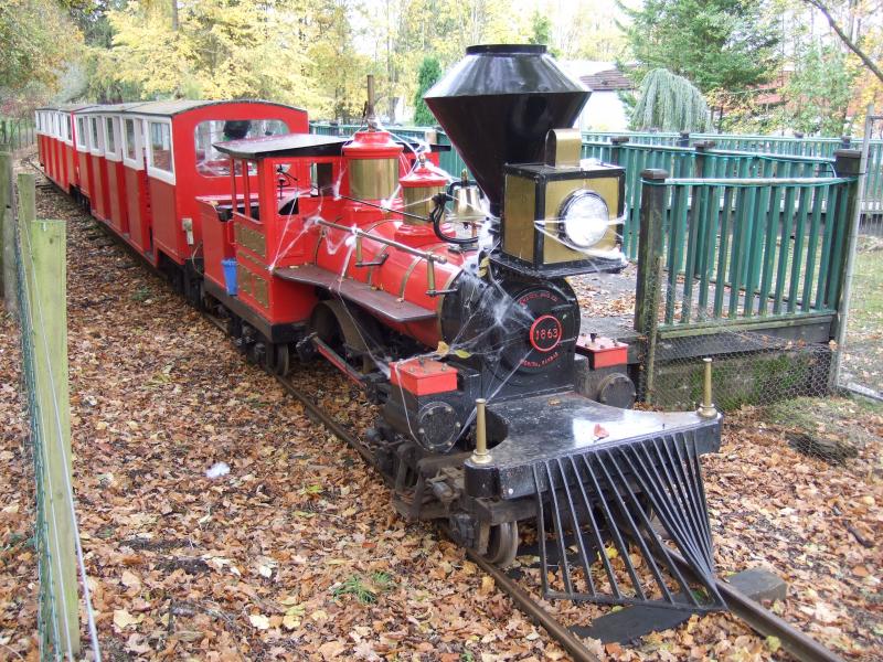 CROSSFORD NGR: CROSSFORD NARROW GAUGE RAILWAY 30 10 2011.MISSING ITS DRIVING WHEELS. Photo of CROSSFORD NGR
