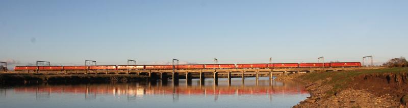 Photo of 325 units cross Metal Bridge near Gretna 11th March 2014