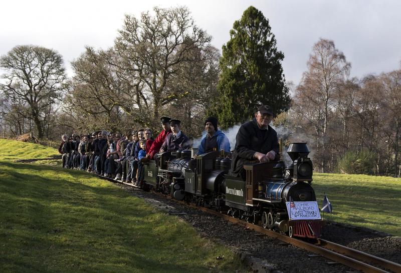 Photo of COMRIE RAILWAY LAST DAY 16.3.14