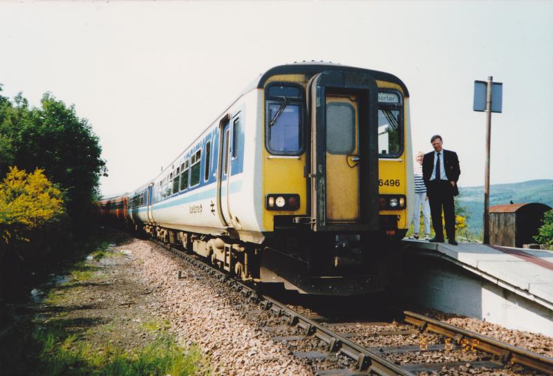 Oban Charter: 156496 leads the first SPT Orange up the WHL on the 6th June 1992 Photo of Oban Charter