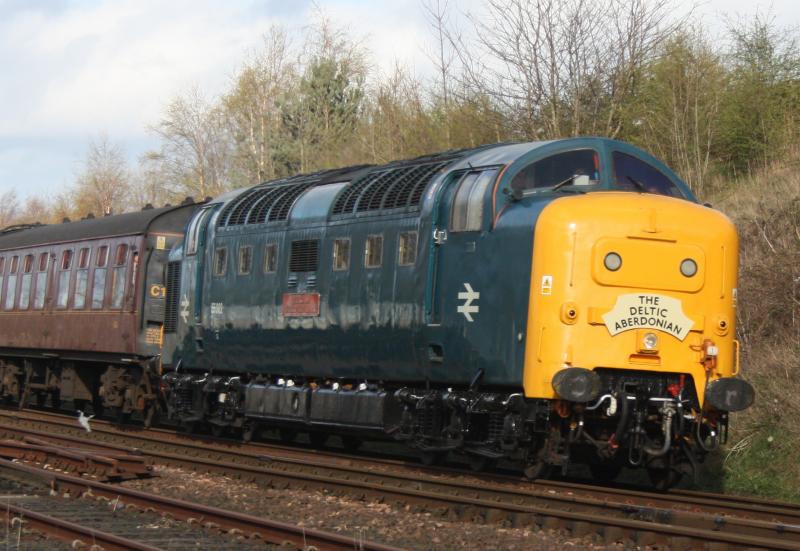 Photo of 55002 heads South