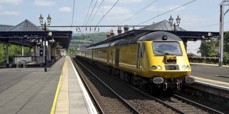 FIRST HST TO REACH DUMBARTON 30.5.2014.jpg: Photo of FIRST HST TO REACH DUMBARTON 30.5.2014.jpg