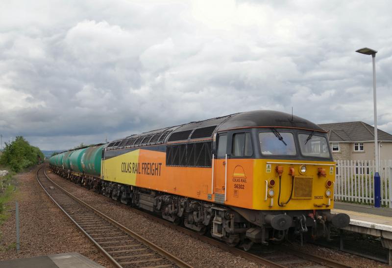 56302 passes Camelon with 6N47 Prestwick - Camelon.: 56302 passes Camelon with 6N47 Prestwick - Camelon. Photo of 56302 passes Camelon with 6N47 Prestwick - Camelon.