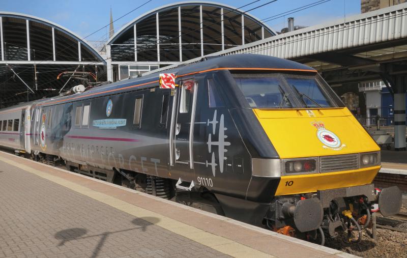 Photo of 91110 basks in the sun at Newcastle.