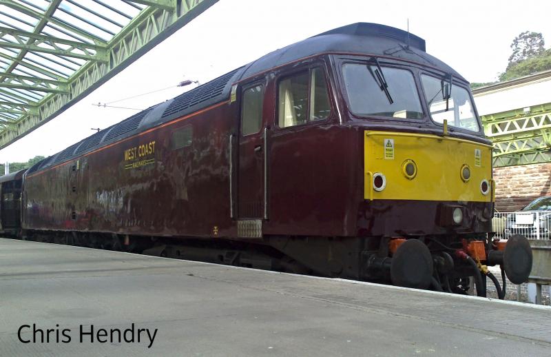 Scotsman at the bay 3: WRC 47746 gets an overnight rest at Wemyss Bay on the Royal Scotsman Photo of Scotsman at the bay 3