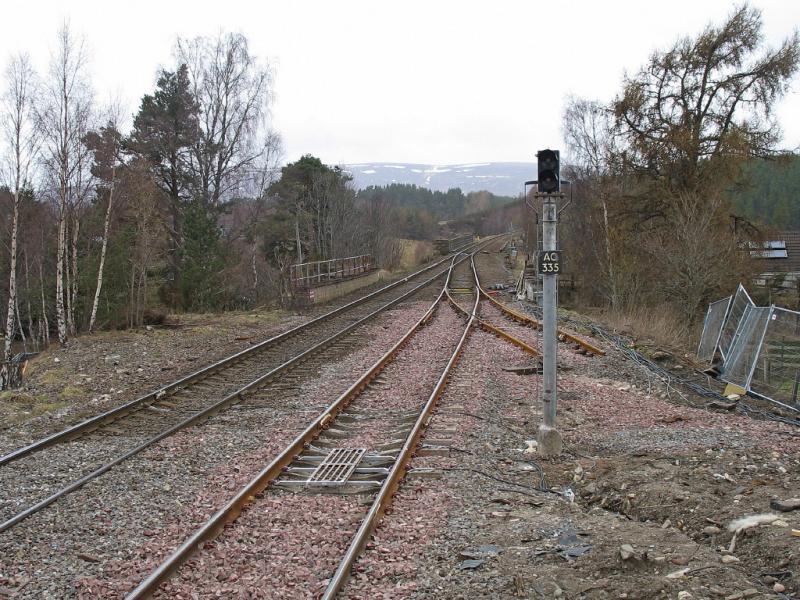 Loop signal at Carrbridge: Photo of Loop signal at Carrbridge