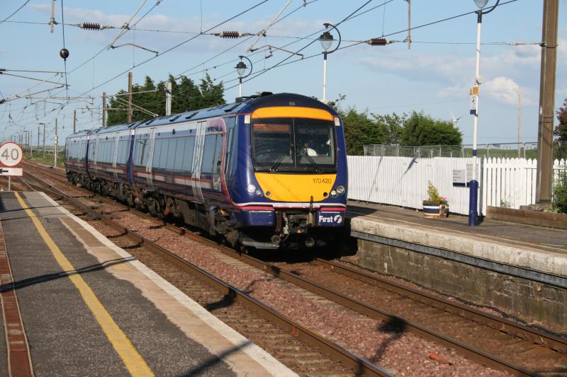 170 at Drem: 170 arriving at Drem from North Berwick 5/7/2014 Photo of 170 at Drem