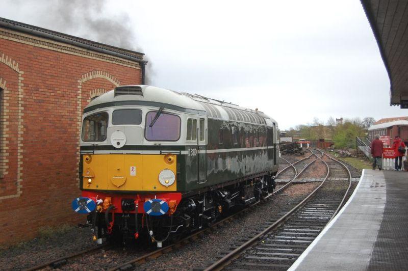 26010.jpg: D5310 (26010) sits spruced up in Boness station on the 26th April 2008 Photo of 26010.jpg