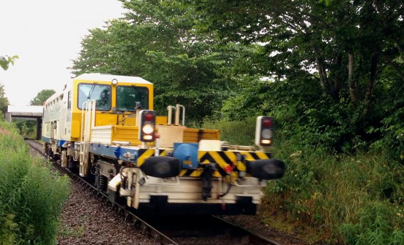 DR73933 - Monday 14 July 2014 - Maryburgh: DR73933 SB Rail on the 644W 1146 Inverness T.C to Garve - 74 minutes late leaving Dingwall, arriving 98 minutes late at Garve at 1747. Photo of DR73933 - Monday 14 July 2014 - Maryburgh