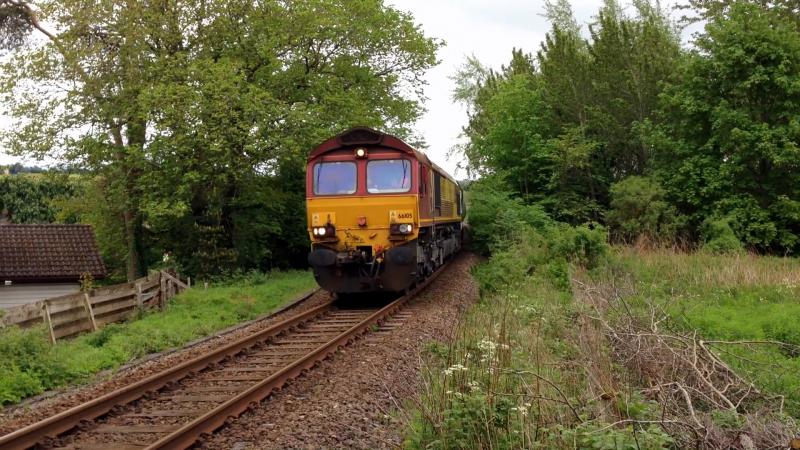 66105 - 23 May 2014 - Conon Bridge: 66105 with the 608S Inverness T.C. to Lairg Oil Terminal Photo of 66105 - 23 May 2014 - Conon Bridge