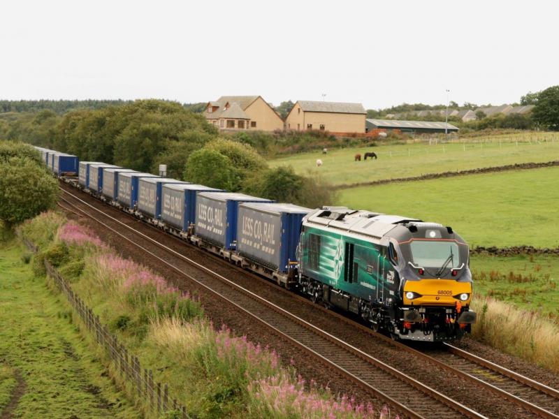 68005 4D47: Greenhill Lower Junction. 17:35 29/7/14 Photo of 68005 4D47