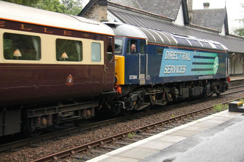 1Z20 - KGX - INV - Northern Belle - 57304 on rear: Dunkeld & Birnam Photo of 1Z20 - KGX - INV - Northern Belle - 57304 on rear