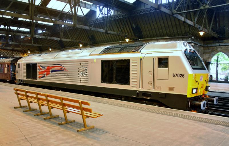 67026 at perth.: Photo of 67026 at perth.
