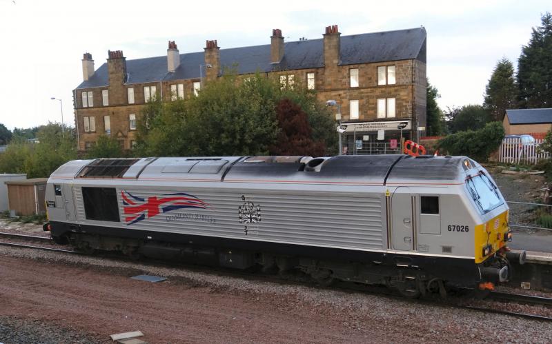 67026 at Larbert with 0L04 for Craigentinny 25.8.14: 67026 at Larbert with 0L04 for Craigentinny 25.8.14 Photo of 67026 at Larbert with 0L04 for Craigentinny 25.8.14
