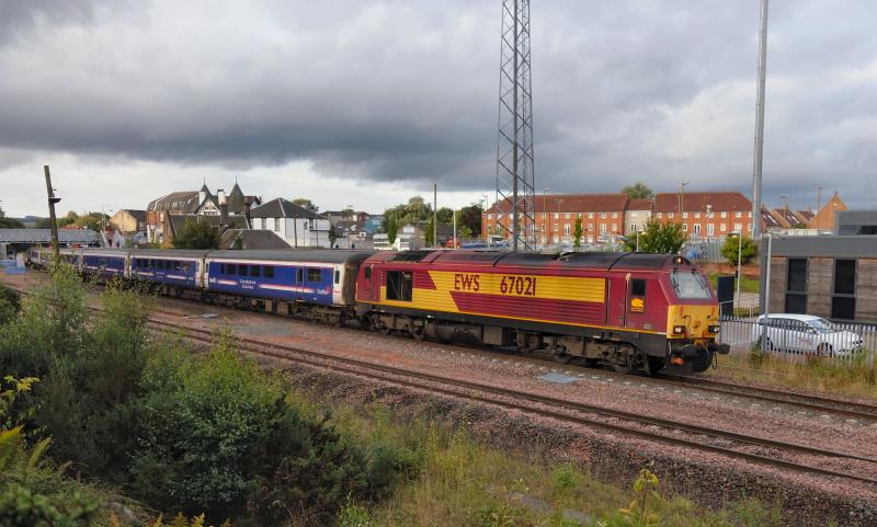 67021 passes Larbert with 1S25 for Inverness.: 67021 passes Larbert with 1S25 for Inverness. Photo of 67021 passes Larbert with 1S25 for Inverness.